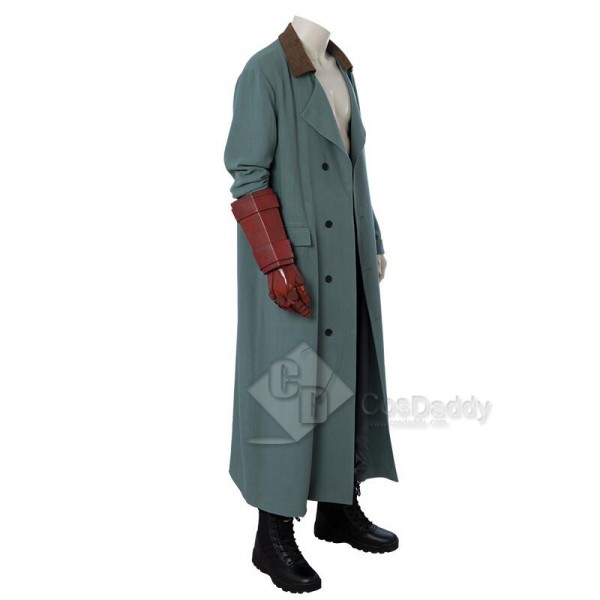 Hellboy: Rise of the Blood Queen Hellboy Anung Un Rama Trench Coat Cosplay Costume