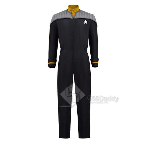 2024 Star Trek: Resurgence Duty Uniform Cosplay Costume Halloween Outfit Yellow Shirt Version