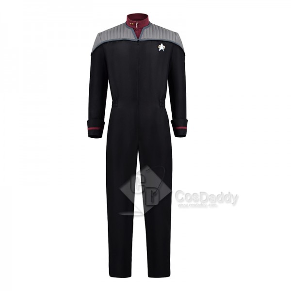 2024 Star Trek: Resurgence Jara Rydek Black Uniform Cosplay Costume Halloween Party Suit