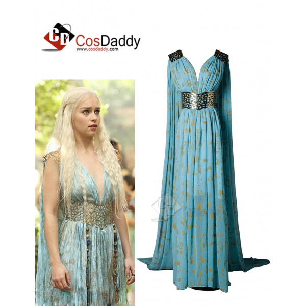 Game of Thrones Season 8 Mother of Dragons Daenerys Targaryen Dress ...