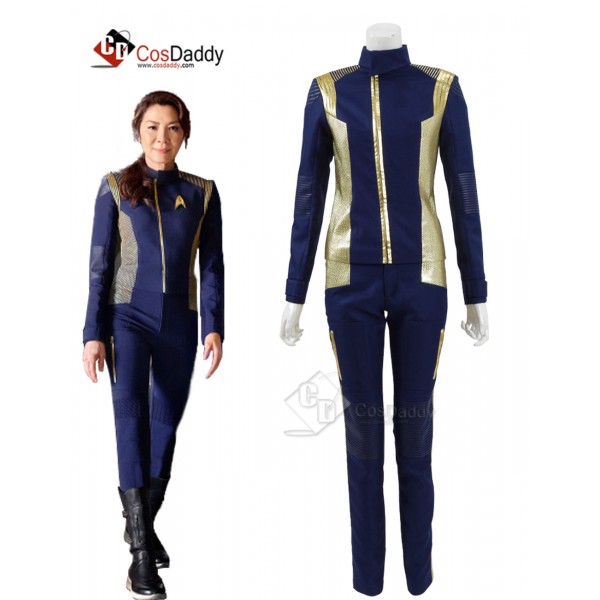 Star Trek Discovery Commander Uniform Costume Capt...