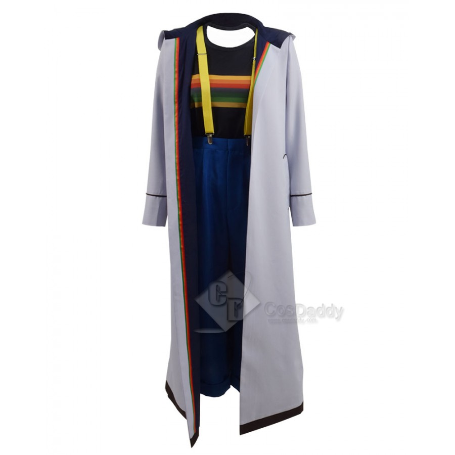 13th Doctor Who Coat - Jodie Whittaker White Hooded Jacket