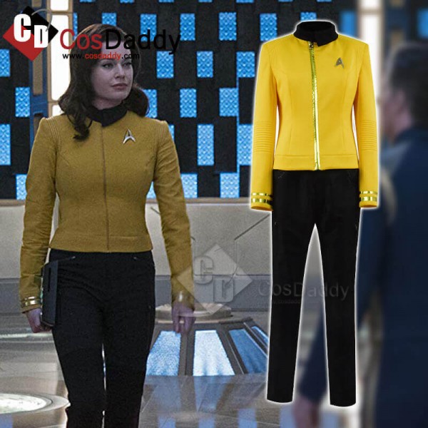 Star Trek Discovery Christopher Pike Yellow Uniform Cosplay Costume