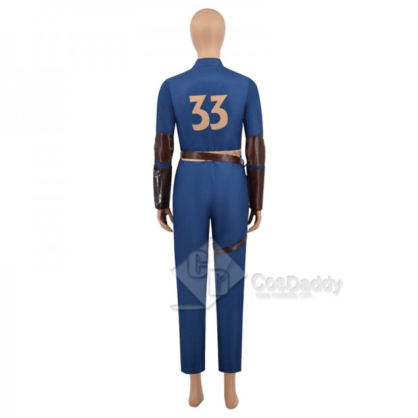 2024 Fallout Lucy Vault 33 Female Survivor Jumpsuit Uniform Cosplay Costume Halloween Suit