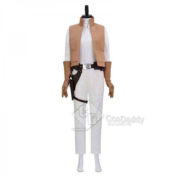 Star Wars Princess Leia Organa Slo Cosplay Costume Halloween Carnival Suit