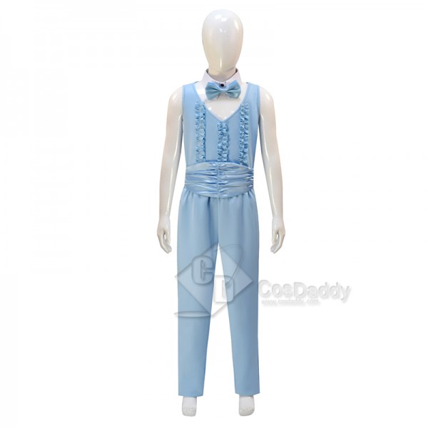 Dumb and Dumber Harry Dunne Blue Suit Cosplay Costume Girls Halloween Carnival Suit