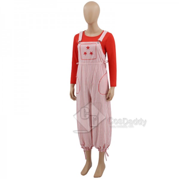 Doctor Who The Hand of Fear Sarah Jane Smith Overall Cosplay Costume
