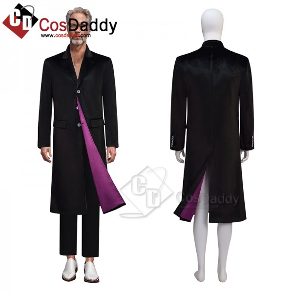 Doctor Who 12th Doctor Peter Capaldi Cosplay Costume Trench Coat Halloween Suit