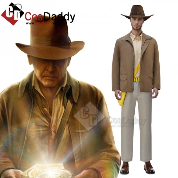 Indiana Jones and the Dial of Destiny 5 Dr Jones Cosplay Costume Halloween Outfit