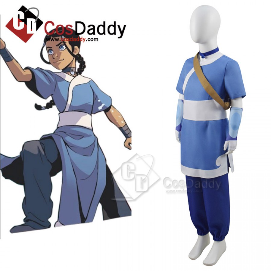 900px x 900px - Katara Cosplay Katara Costume Avatar: The Last Airbender Kids Costume  Halloween Suit