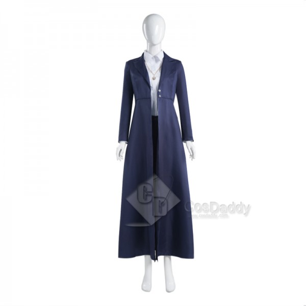 Agatha All Along Agnes Agatha Harkness Cosplay Costume Dark Blue Suit Full Set