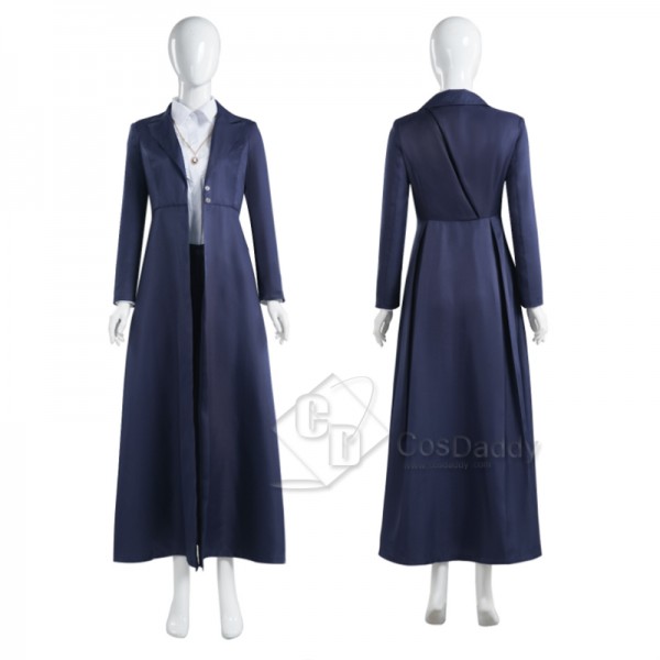 Agatha All Along Agnes Agatha Harkness Cosplay Costume Dark Blue Suit Full Set