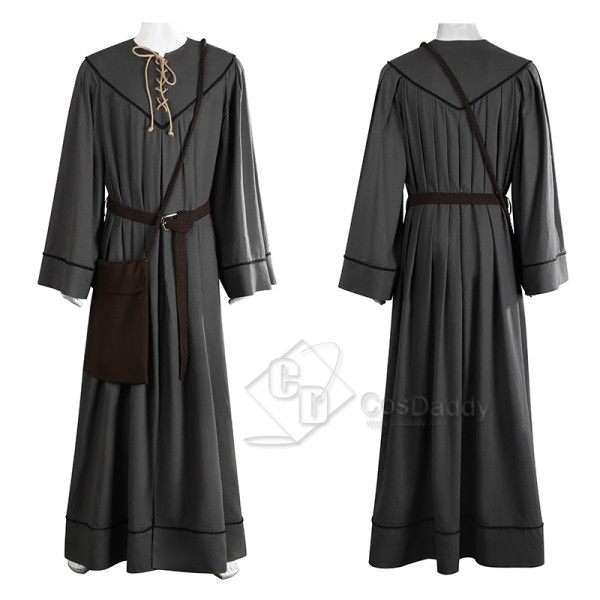 The Lord of The Rings Hobbit Gandalf Wizard Cosplay Costume Halloween Carnival Suit