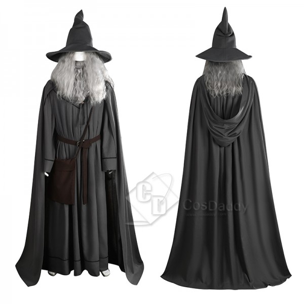 The Lord of The Rings Hobbit Gandalf Wizard Cosplay Costume Halloween Carnival Suit