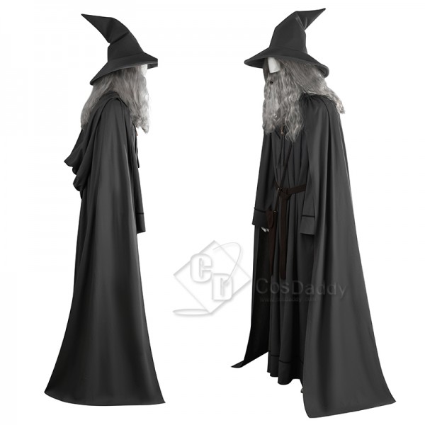 The Lord of The Rings Hobbit Gandalf Wizard Cosplay Costume Halloween Carnival Suit