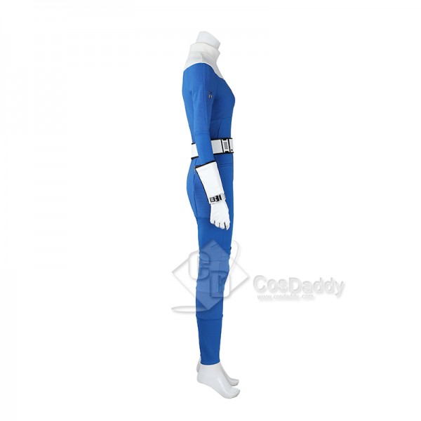 The Fantastic 4 First Steps Sue Storm Invisible Woman Cosplay Costume Halloween Outfit