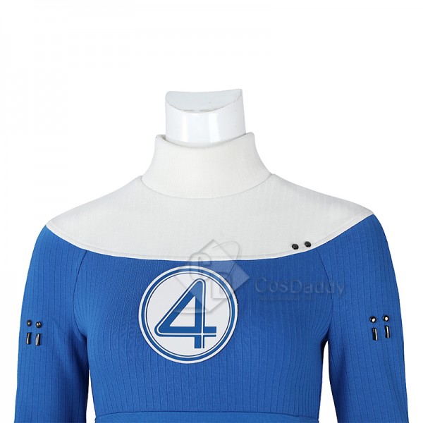 The Fantastic 4 First Steps Sue Storm Invisible Woman Cosplay Costume Halloween Outfit