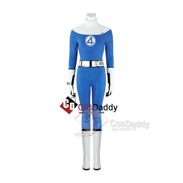 The Fantastic 4 First Steps Sue Storm Invisible Woman Cosplay Costume Halloween Outfit