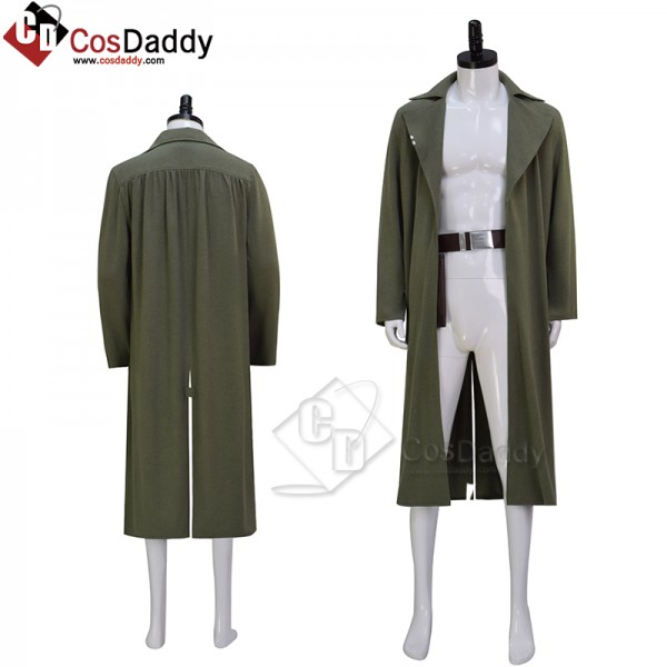 2024 Star Wars Outlaws ND-5 Cosplay Costume Green Coat Belt Halloween Carnival Suit