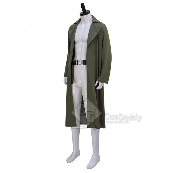 2024 Star Wars Outlaws ND-5 Cosplay Costume Green Coat Belt Halloween Carnival Suit