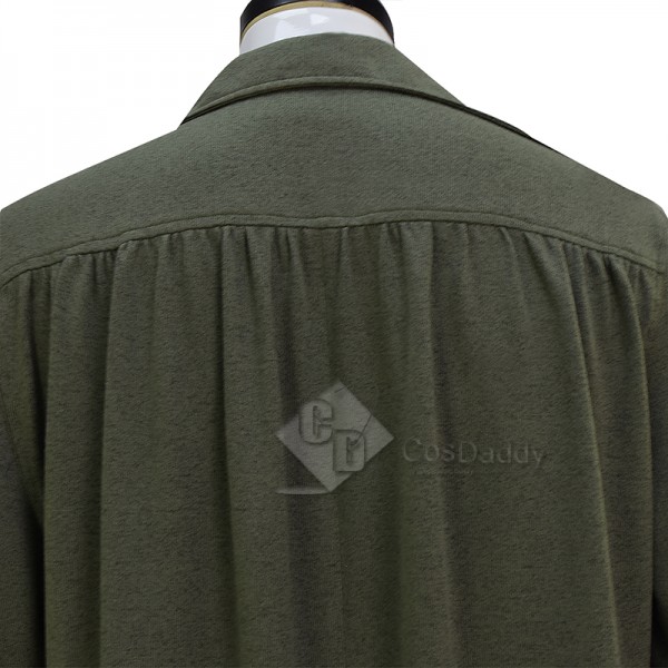 2024 Star Wars Outlaws ND-5 Cosplay Costume Green Coat Belt Halloween Carnival Suit