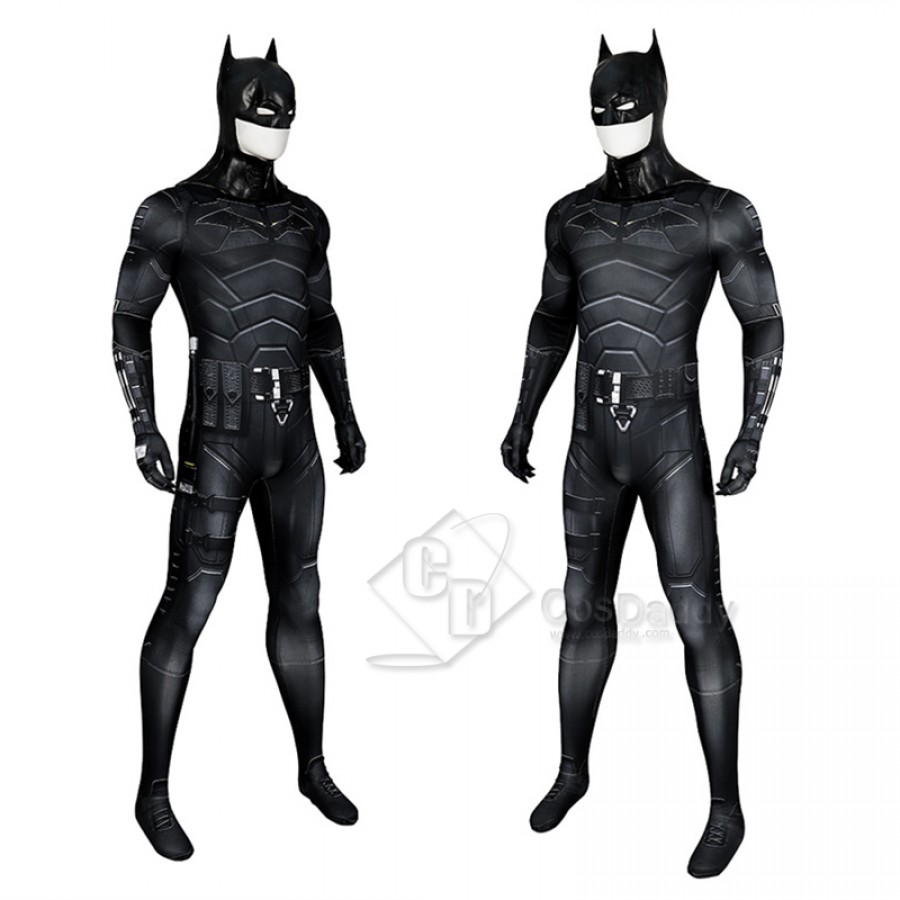 Batman 2022 Cosplay Outfit for Adult Men | Bruce Wayne Costume with Helmet  | Halloween Cosplay