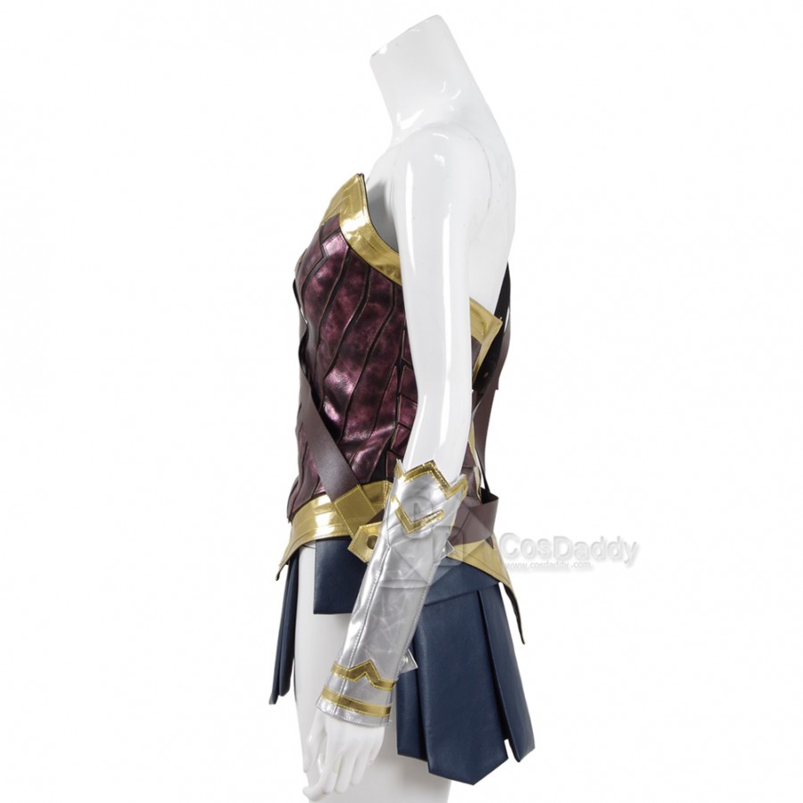 CosDaddy Wonder Woman Diana Prince Battle Breastplate Cosplay Costume