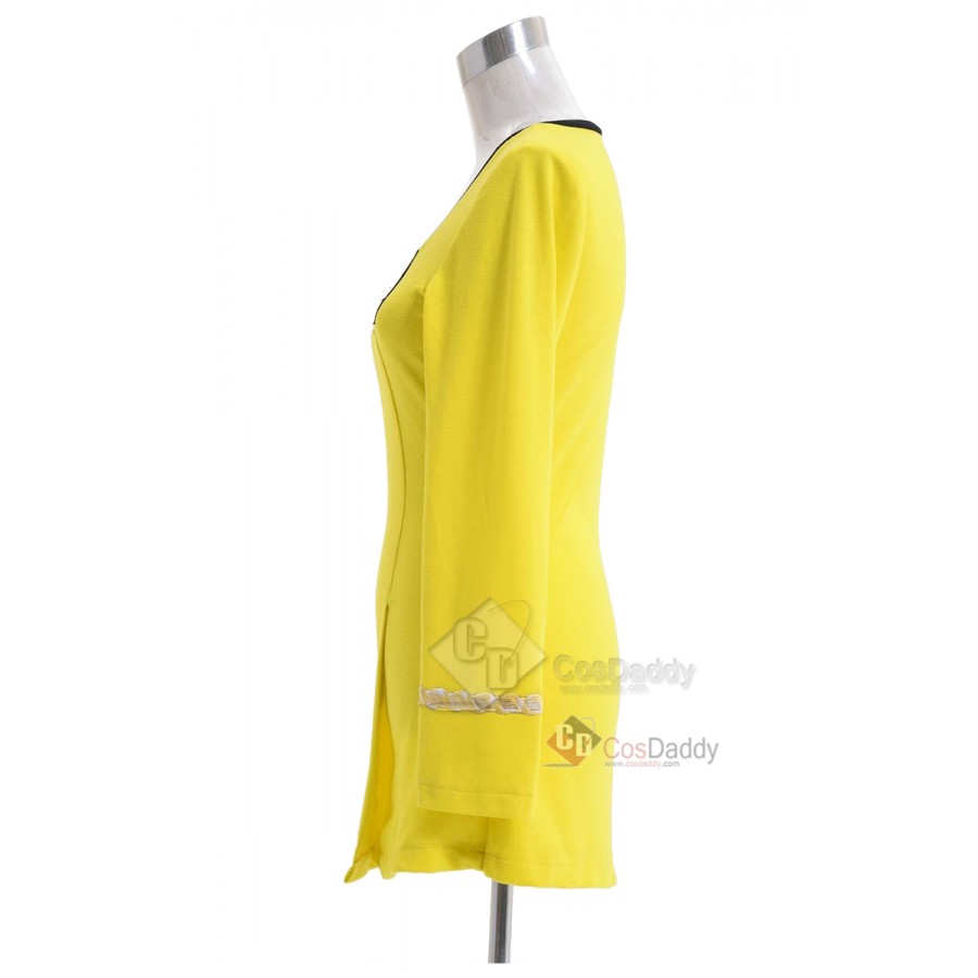 Star Trek The Female Duty Uniform Yellow Dress Costume